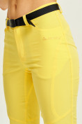 Купить Спортивные брюки Valianly женские желтого цвета 33419J, фото 9