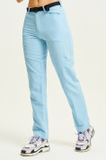Купить Спортивные брюки Valianly женские голубого цвета 33419Gl