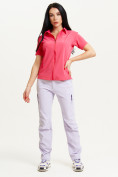Купить Спортивные брюки Valianly женские фиолетового цвета 33422F, фото 9