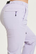 Купить Спортивные брюки Valianly женские фиолетового цвета 33422F, фото 6