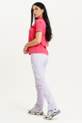 Купить Спортивные брюки Valianly женские фиолетового цвета 33422F, фото 12