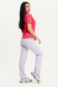 Купить Спортивные брюки Valianly женские фиолетового цвета 33422F, фото 11