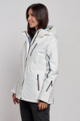 Купить Горнолыжная куртка женская зимняя белого цвета 3350Bl, фото 3