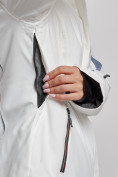 Купить Горнолыжная куртка женская зимняя белого цвета 3350Bl, фото 6