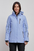Купить Горнолыжная куртка женская зимняя фиолетового цвета 3350F