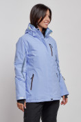 Купить Горнолыжная куртка женская зимняя фиолетового цвета 3350F, фото 2