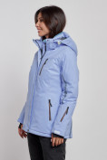 Купить Горнолыжная куртка женская зимняя фиолетового цвета 3350F, фото 3