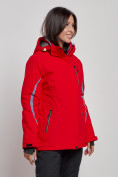 Купить Горнолыжная куртка женская зимняя красного цвета 3350Kr, фото 2