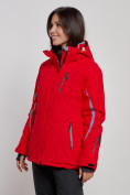 Купить Горнолыжная куртка женская зимняя красного цвета 3350Kr, фото 3