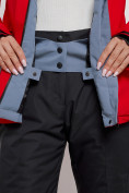 Купить Горнолыжная куртка женская зимняя красного цвета 3350Kr, фото 7