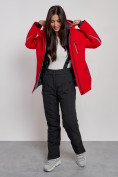 Купить Горнолыжная куртка женская зимняя красного цвета 3350Kr, фото 9