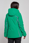 Купить Горнолыжная куртка женская зимняя зеленого цвета 3350Z, фото 4