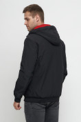 Купить Куртка спортивная мужская на резинке черного цвета 3367Ch, фото 14