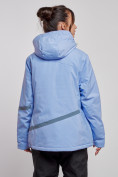 Купить Горнолыжная куртка женская зимняя большого размера фиолетового цвета 3382F, фото 4