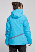 Купить Горнолыжная куртка женская зимняя большого размера голубого цвета 3382Gl, фото 4