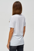 Купить Женские футболки с принтом белого цвета 34004Bl, фото 6