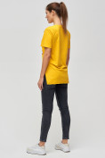 Купить Женские футболки с принтом желтого цвета 34004J, фото 2