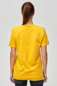 Купить Женские футболки с принтом желтого цвета 34004J, фото 6
