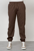 Купить Спортивный костюм мужской модный коричневого цвета 35021K, фото 5