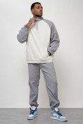 Купить Спортивный костюм мужской модный серого цвета 35021Sr, фото 10