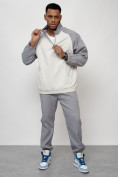 Купить Спортивный костюм мужской модный серого цвета 35021Sr, фото 11