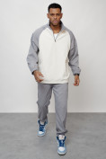 Купить Спортивный костюм мужской модный серого цвета 35021Sr, фото 14
