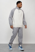 Купить Спортивный костюм мужской модный серого цвета 35021Sr, фото 3