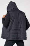 Купить Куртка со съемными рукавами мужская темно-серого цвета 3503TC, фото 17