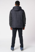 Купить Куртка со съемными рукавами мужская темно-серого цвета 3503TC, фото 5