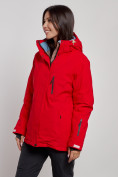 Купить Горнолыжная куртка женская зимняя большого размера красного цвета 3507Kr, фото 3