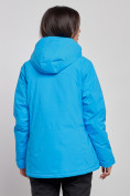 Купить Горнолыжная куртка женская зимняя большого размера синего цвета 3507S, фото 4