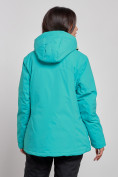 Купить Горнолыжная куртка женская зимняя большого размера зеленого цвета 3507Z, фото 4