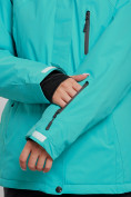 Купить Горнолыжная куртка женская зимняя большого размера зеленого цвета 3507Z, фото 5