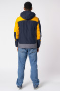 Купить Куртка спортивная мужская с капюшоном темно-синего цвета 3589TS, фото 12