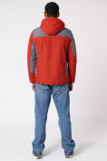 Купить Куртка спортивная мужская с капюшоном красного цвета 3590Kr, фото 6