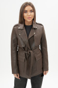 Купить Классическая кожаная куртка женская  3607TK, фото 14