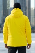Купить Горнолыжный костюм мужской зимний желтого цвета 370J, фото 5