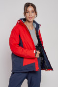 Купить Горнолыжная куртка женская зимняя большого размера красного цвета 3960Kr, фото 10