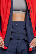 Купить Горнолыжная куртка женская зимняя большого размера красного цвета 3960Kr, фото 8