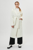 Купить Пальто демисезонное белого цвета 4002Bl, фото 4