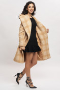 Купить Пальто зимнее женское бежевого цвета 4017B, фото 16