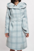 Купить Пальто зимнее женское голубого цвета 4017Gl, фото 12