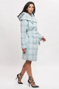 Купить Пальто зимнее женское голубого цвета 4017Gl, фото 4