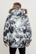 Купить Зимняя куртка с мехом мужская светло-серого цвета 404SS, фото 8