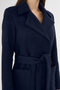 Купить Пальто демисезонное темно-синего цвета 4057TS, фото 9