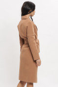 Купить Пальто демисезонное коричневого цвета 41712K, фото 5