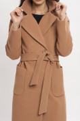Купить Пальто демисезонное коричневого цвета 41712K, фото 8