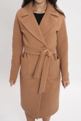 Купить Пальто демисезонное коричневого цвета 41712K, фото 9