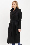Купить Пальто демисезонное черного цвета 41803Ch, фото 4