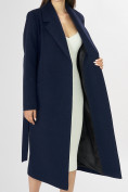 Купить Пальто демисезонное темно-синего цвета 41803TS, фото 11